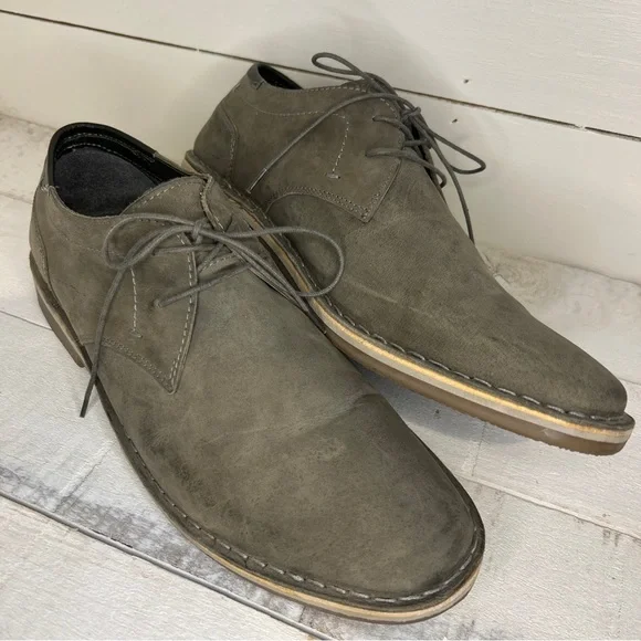 steve madden grey dress shoes Steve Madden Men's Leland Lace-Up Dress Shoes - Black - Size 10.5 main image 0